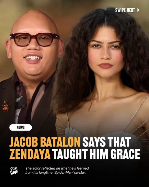 During an appearance on ‘The Zach Sang Show,’ Jacob Batalon praised Zendaya as “one of one,” saying she’s taught him the importance of handling life with grace and gratitude.  Reflecting on fame and his own insecurities, Batalon shared that watching Zendaya and Tom Holland navigate the spotlight helped him shift his perspective, focus on what he can control, and find happiness by staying present and appreciating the people around him.