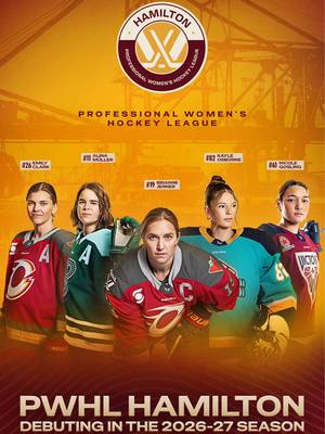 Steeltown, you ready to hold it down?  Be part of building something big. Secure your season ticket membership deposits today. 🎟️ Link in bio #pwhl #hockey #hamilton 