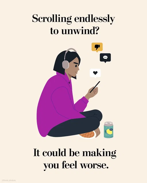 If you want to tune out and relax after a long day, you might turn to social media, online shopping or playing games on your phone. But a new study suggests that these activities might actually stress you out more. But are people using the internet more because they’re grumpier, or are they grumpier because they’re online more? Read more from The Washington Post at the link in our bio. #socialmedia#doomscrolling