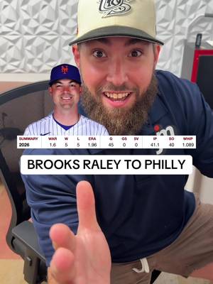 The #Phillies have added Brooks RALEY and his 1.93 ERA from the New York Mets #fyp 