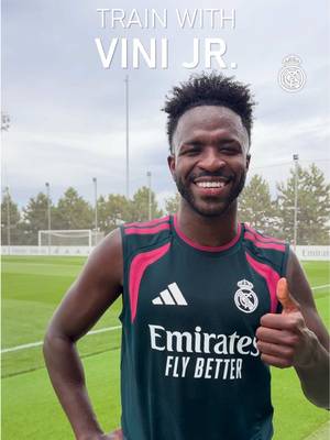 😉 Train with @Vini Jr.! #RealMadrid #ViniJr #Training 