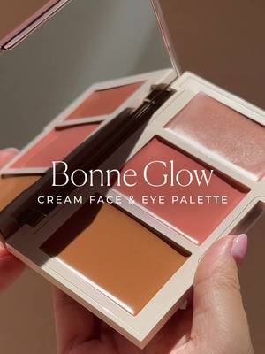 Available now exclusively on the @Ulta Beauty app. The Limited-Edition Bonne Glow Face & Eye Palette has arrived.