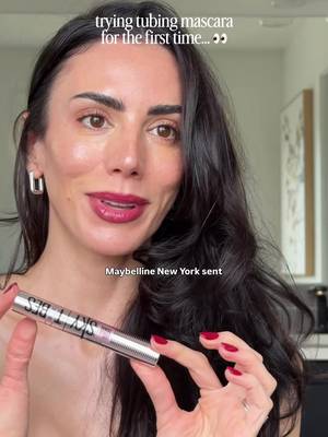 Maybelline New York's Sky Tubes focuses on lash care while still giving me the length I want! I've been wearing mascara less and less because removing it always irritates my eyes, so trying tubing mascara for the first time was LONG overdue 👀 I get the hype now. Have you tried tubing mascara before? 🤍 @Maybelline NY #SkyTubes #TubingMascara #MaybellinePartner 