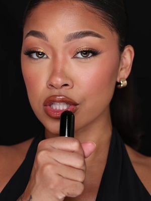 BREAKING- MAC now has lipstains better than you have ever seen before🚨 The new MAC Lusterglass Stainglass Liptints. @M·A·C Cosmetics #MACAmbassador #MACLustreglass #Ad