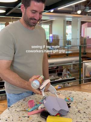 the octobuddy gave them an advantage… #officeprank #officetiktok #girlgrip