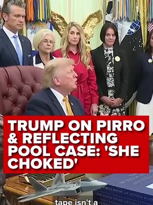 "I don't know what the hell happened." President Trump gives his take on Jeanine Pirro, the reflecting pool vandalism case and the judge involved. #reflectingpool #washingtondc #jeaninepirro #donaldtrump