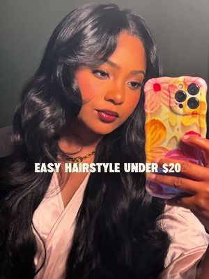 $20 hairstyles in less than 10 mins 💕💕 #upartwig#hairinfluencer#affordablehairstyles#easyhairstyles 