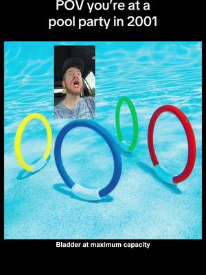 POV you’re at a pool party in 2001 ☀️🧜‍♀️ #millennials #nostalgia #2000s #comedyreels