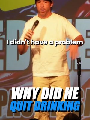 He had one reason to quit drinking... and it's hilarious 😂 #EddieIfft #comedy #standup #standupcomedy #funny