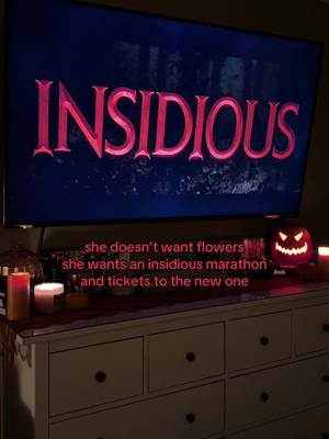 i’m so ready for the new insidious movie!! ✨👻🍿 • have you started a rewatch yet? i did this weekend!  • • • • #scarymovienight #movienightideas #horrormovies #insidious #insidiousmovie