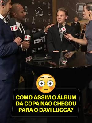 OI????? O ÁLBUM DA COPA NÃO CHEGOU??? E essa história que o Davi Lucca contou durante a sexta edição do Leilão do Instituto Projeto Neymar Jr? Inacreditável! 😅😅😅 #Neymar #FutebolNaESPN