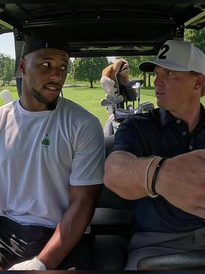 10 Oklahoma drills with Saquon… how many times do I take him down? #fyp #golf #nfl 