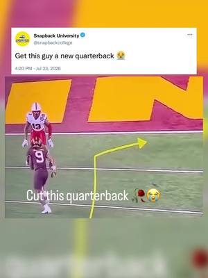That route was ART! 🖼️  #cfb #college #football #fyp 