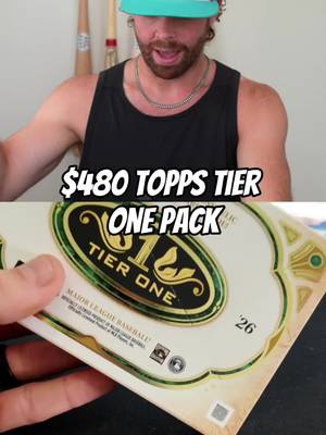 $480 TOPPS TIER ONE PACK #baseballcards #topps #MLB #baseball #tierone 