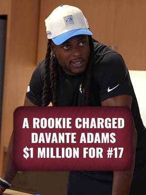A Jets rookie tried to charge Davante Adams $1 Million for the number 17 😂