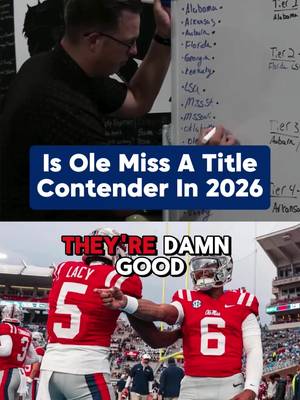Is Ole Miss a title contender? #CollegeFootball #Football 