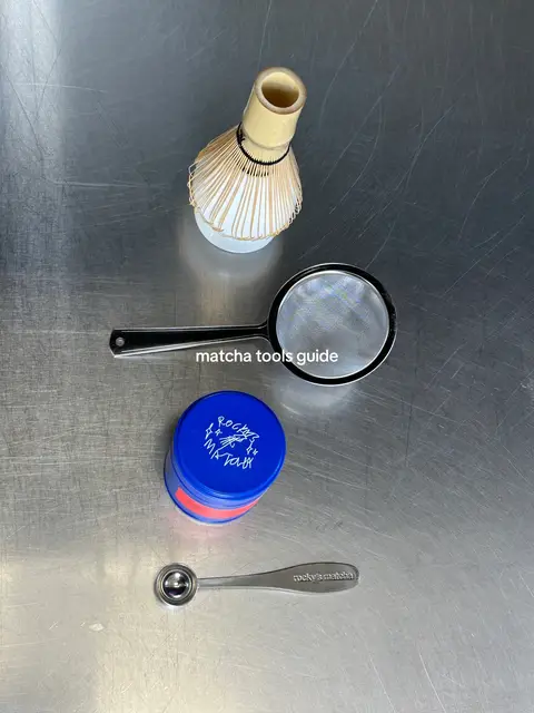 your guide to matcha tools #matchaathome #matchatools #matchatutorial #howtomakematcha #ceremonialmatcha 