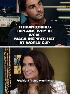 Spanish soccer star Ferran Torres tells CNN’s Kaitlan Collins what it felt like to kick Spain’s game-winning goal in the World Cup and why he wore a MAGA-inspired “Make Spain Great Again” hat.