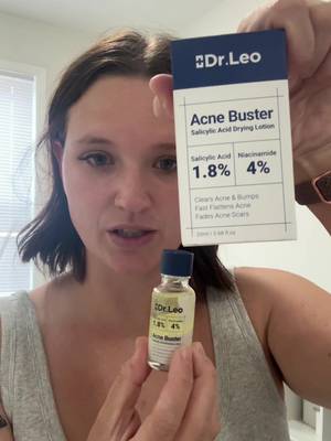 If you have breakouts grab this immediately! I can’t believe how much it reduced over one night! #drleos #acnebuster #skincare 