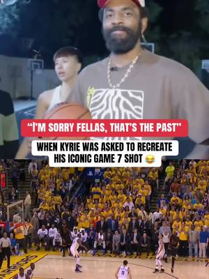 They couldn’t believe Kyrie wouldn’t reenact his shot 😅 (via @Kai Cenat) #NBA #basketball #kyrie #cavs #warriors 