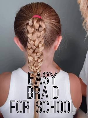 Cutest and easiest braided hairstyle for school!!! let me know if you try this one!