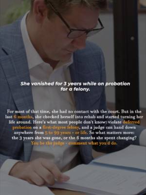 A real West Texas case with a difficult question. After years of violating deferred probation, the defendant finally entered rehab and began rebuilding her life. Should a judge focus on the years she was gone - or the progress she made before returning to court? What would your decision be? #WestTexasCriminalDefense #DeferredAdjudication #ProbationViolation #TexasLaw #CriminalDefense #WestTexasTough #LegalEducation #LorfingLaw