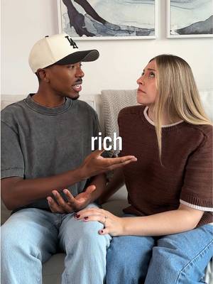 When I first met my fiancé, I thought she was rich… and I was right 🫣 When we first met - back in university - we were in two different financial situations.  I was in tens of thousands of dollars of student loan debt, and I was trying to be conscious of what I was spending on food and entertainment… …and Steph wasn’t in student loan debt, and the money she was making at our summer job went towards her living expenses, instead of her tuition. At first - instead of just talking to her about it - I avoided her.  The good news was that Steph’s a pretty up front person, so she straight up asked me what was going on - and it turned out that she was actually cool with spending less money and hanging out at home.  Coming from different financial backgrounds doesn’t mean you can’t be financially compatible… You just have to talk about money openly.   This is part 1 of Becoming Financially Compatible - follow for part 2!  #BecomingFinanciallyCompatible #FinancialCompatibility #MoneyForCouples #CouplesMoney #CouplesFinance  
