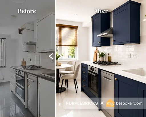 Ever struggle to picture how a room could look when house hunting? We've got you ✨ We've teamed up with My Bespoke Room, experts in affordable interior design, to reimagine some of our listings and help buyers see the possibilities behind every space 🏡 But this is more than just a visual transformation. Each room has been designed by real interior designers using real, shoppable products, so if you love the look, you could recreate it in your own home. So, what do you think? Would virtual staging help you see the potential in a home? And do you think this is something every seller should have in their toolkit? We'd love to hear your thoughts 💜💛 #purplebricks #interiordesign #homeinspo #hometransformation #ukproperty 