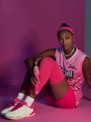 Angel reveals how her childhood dreams are coming true with the Angel Reese 1: Barbie.
