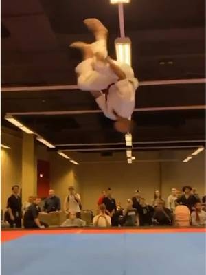 Double Backflip on puzzle mats is crazy 😅 #adrenaline #tricking #martialarts #doublebackflip  @Shaquan Parson🥋🔥 