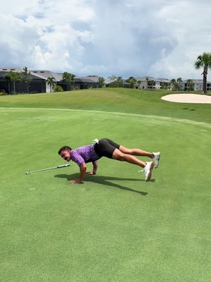 Sorry for the divot!!! #golf #birdie #putt 