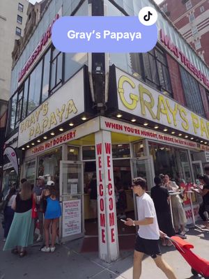 TONY is out in select theaters August 7th and nationwide August 21st. So I decided to highlight one of Bourdain’s favorite NYC eateries. #A24Partner   📍 Gray’s Papaya  2090 Broadway, New York, NY 10023 Follow me for more stories about people and food. 🌭