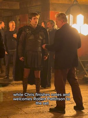 another day working on the set of #TheOdyssey 🎥🗡️🎬 #christophernolan #mattdamon #odysseus #robertpattinson 