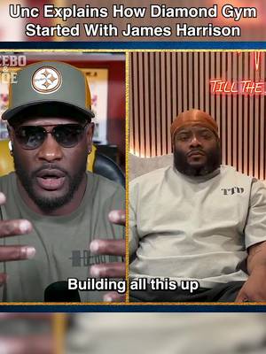 Unc explains how Diamond Gym started with James Harrison #gym #motivation 