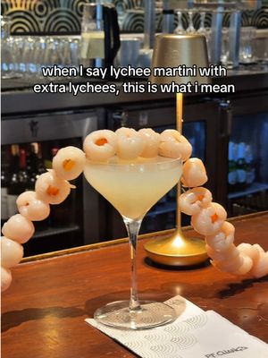 the only acceptable amount of lychees #pfchangs #lycheemartini #lychees 