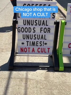 Everything is completely normal at this eclectic Chicago coffee shop