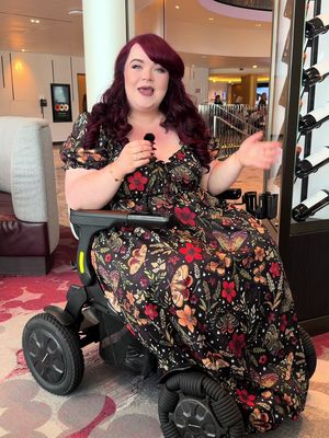 Tips for travelling on a cruise as a wheelchair user ✨🛳️ After 5 cruises here’s my advice!  I love cruising, I think it’s the most accessible way to travel! 🥰 Do you love cruising? What would you add? #AccessibleTravel #Cruising #AmbulatoryWheelchairUser #wheelchairtravel #cruisetips 