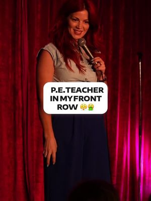 They’re very different numbers, mate. A P.E teacher sitting in my front row? The audacity! J.K, she was a legend. A lovely, dim legend. How many years have you taught for? . . . #bronlewis #comedy #crowdwork #teacher #funny