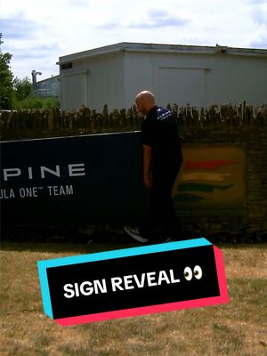 behind a sign lives years of history #f1 #alpinef1 