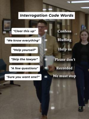 Interrogation rooms have their own language. Phrases that sound casual can have serious legal consequences. If you're being questioned, remember: you don't have to explain, argue, or convince anyone. Clearly ask for a lawyer, then remain silent. #CriminalDefense #KnowYourRights #PoliceInterrogation #MirandaRights #WestTexasCriminalDefense #TexasLaw #LorfingLaw #LegalEducation