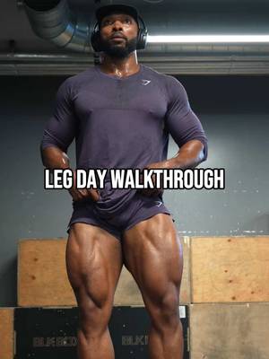 Full leg day Routine (Anterior) focused to build bug legs!!  Usually aim for 8-10 weeks of a training phase consistently before changing my routine!  Check out my Crossliftr Training and nutrition App for more workouts 🤌🏾 . . . . #gymtock #legday #gymworkouts #legworkout 