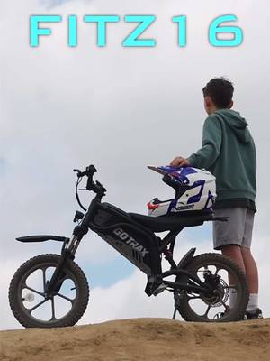 Their first dirt bike might just be electric ⚡🏍️ Meet the GoTrax Fitz 16.  #GoTrax #Fitz16 #ElectricDirtBike #DirtBike
