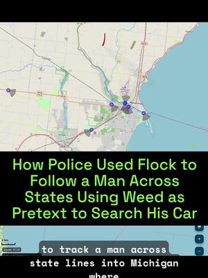 Police in Wisconsin used Flock to determine that a man “travels to Michigan frequently,” where marijuana is legal, then back to Wisconsin, where it is illegal. They then used his travel across state lines as tracked by Flock as part of the probable cause justification to search his car for weed; he was eventually arrested on marijuana possession charges, according to court records reviewed by 404 Media. Here is a video @Jason Koebler put together on how cops used Flock cameras to track this man back and forth over state lines. The case is an example of Flock cameras being used to arrest a wanted alleged criminal suspected of committing a violent crime. But it is also an example of police surveillance overreach in that the cameras were specifically used to create a pretext to tack on additional petty crimes based primarily on where a person’s vehicle had traveled. There is a long history of surveillance technology being used in problematic ways in seemingly unsympathetic cases, which eventually creates a slippery slope where the technology can be used against the masses or to enforce against very minor crimes. It is not difficult to imagine police in one state using Flock to track a resident of their state cross state lines to, for example, obtain an abortion that is legal in one state but not in another. Last year, 404 Media reported on police in Texas who searched more than 80,000 cameras across Flock’s nationwide network for a woman who had a self-administered abortion. Read at 404media.co