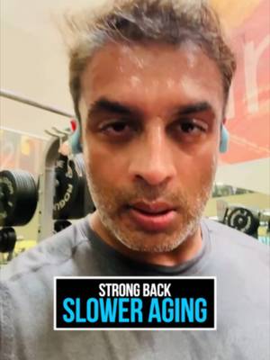 "Deadlifts? That's longevity." Simple message. Big impact. Strong muscles support a stronger future. #StrengthTraining #Longevity #HealthyAging #Gym