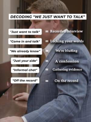 Friendly language doesn't always mean low stakes. Federal agents may use interview techniques designed to gather information and assess your statements against the evidence they already have. If federal agents want to talk, talk to a lawyer first. #FederalCriminalDefense #FederalCourt #FBI #CriminalDefenseAttorney #LegalTips #DOJInvestigation #WhiteCollarDefense #LorfingLaw