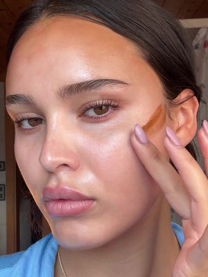 These words. 🩵🪻🦢🐄 #nomakeupmakeup #cleangirlmakeup #naturalmakeup #everydaymakeup  @REFY @Eberjey @Kosas @Victoria Beckham Beauty @Blume @rhode skin @EADEM @ONE SIZE BEAUTY 