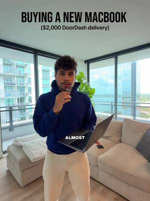 Seeing if Apple can deliver a new computer to my door in less than 2 hours #apple #macbook #Tech #spendingmoney #Vlog 