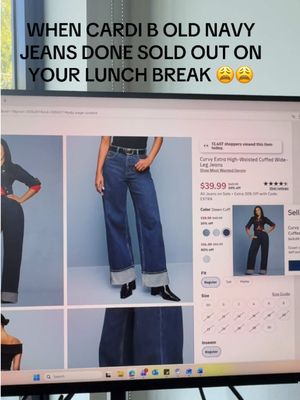 Well dayum! 😩 went to buy a pair on my lunch break and they GONE! 😭 @Old Navy #oldnavy #cardib 