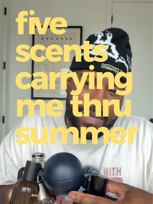 five scents carrying me thru summer feat: @Aesop  @LE LABO Fragrances  @chanel.beauty  #betterworldfragrancehouse  @Ralph Lauren Fragrances  #fragrancetiktok #mensstyle #mensfashion #scentoftheday 
