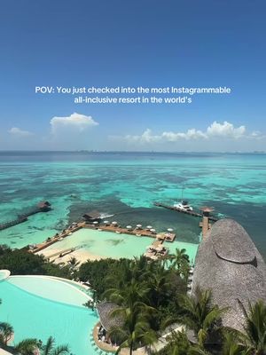 POV: You just found your next luxury all-inclusive escape🏝️   From arriving by private catamaran to being greeted by your personal butler, every moment at Impression Isla Mujeres feels like a VIP experience. Nestled on the cliffs overlooking the turquoise Caribbean Sea, this adults-only resort is home to beautifully designed suites, multiple infinity pools, world-class dining, rooftop sunsets, a luxury spa, and endless ocean views at every turn. The service is truly exceptional, and every detail is thoughtfully curated to make your stay unforgettable. Whether you’re celebrating a special occasion, planning a honeymoon, or simply looking to unwind in paradise, this is the kind of place you’ll be dreaming about long after you check out. 🤍 Would you stay here? 😍